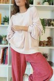 Terry B Classic Sweatshirt Rosewater